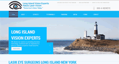 Desktop Screenshot of longislandvisionexperts.com